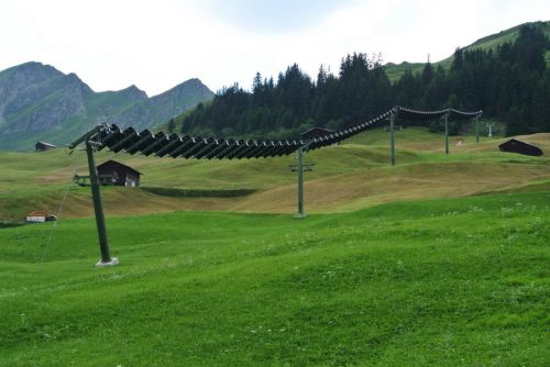 Solarskilift Tenna, Juli 2013
