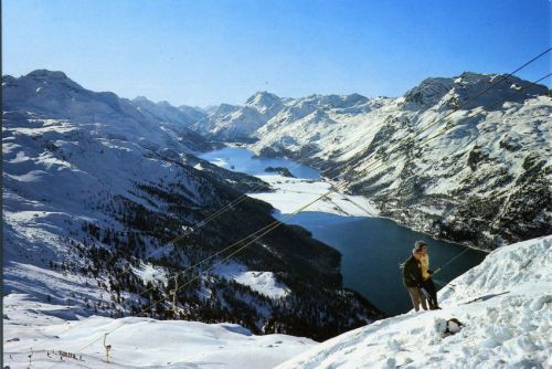 Postkarte Silvaplana, ca. 1970er-Jahre (Archiv [url=http://skilift-nostalgie.ch]Jakob Schuler[/url])
