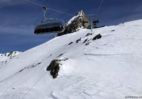Sesselbahn Schneehüenerstock, 6.4.2018
