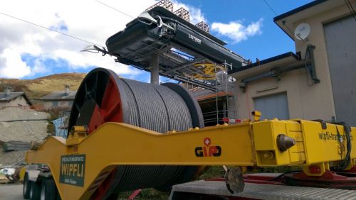 Talstation Gondelbahn Oberalppass-Schneehüenerstock, Stand 30.9.2018
