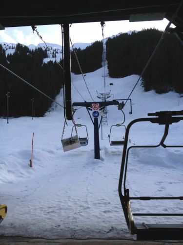 Sesselbahn Alpboden-Haldigrat, 31. Januar 2013

