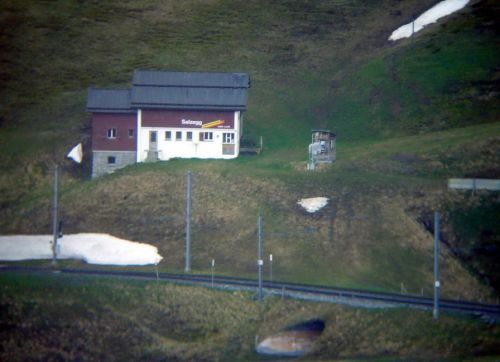 Die frühere Skilift-Talstation Salzegg, inzwischen ausgeräumt
