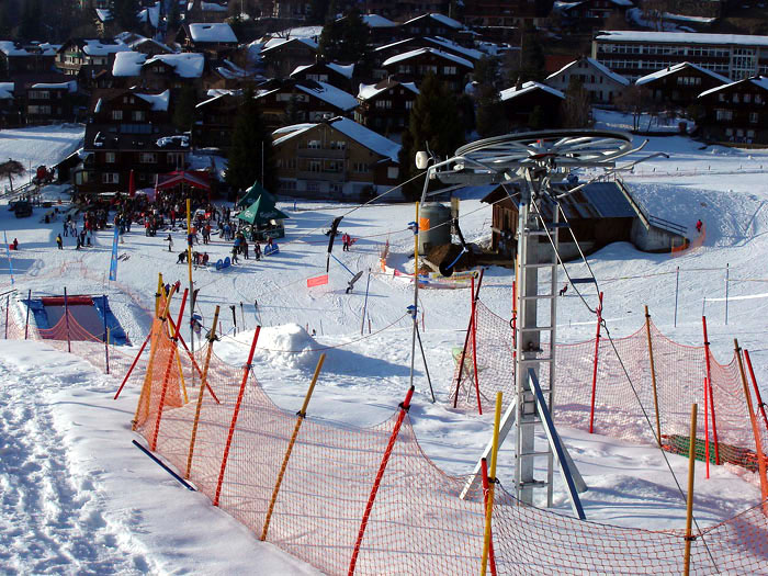 Am Beginn des 21. Jahrhunderts warder Skilift ein Förderband, nun ein Ponylift (Bild aus dem März 2006)
