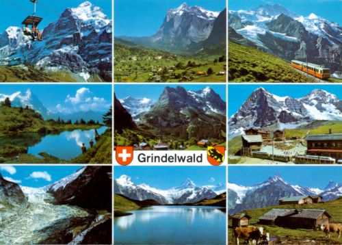 Postkarte, gestempelt 1979 (Gyger, Adelboden)
