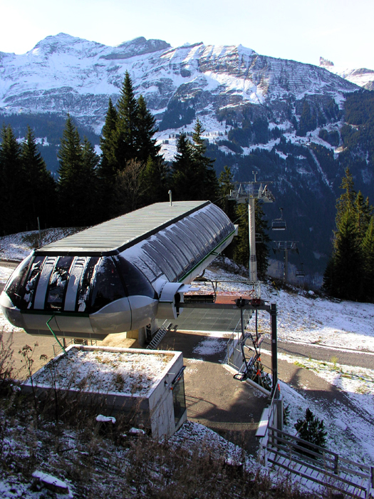 Leitner-Sesselbahn Innerwengen, Ende November 2005
