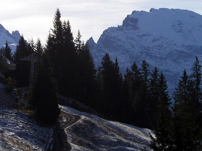 Leitner-Sesselbahn Innerwengen, Ende November 2005
