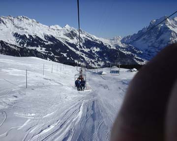 Sesselbahn Läger, Habegger, Januar 2000
