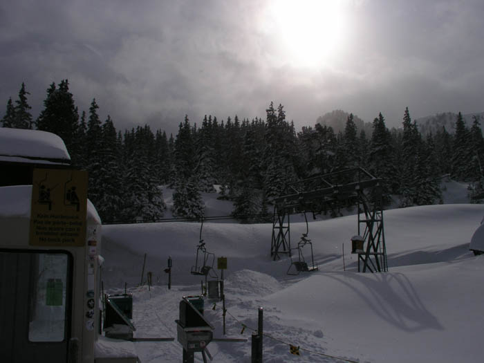 Sesselbahn Läger, Januar 2003
