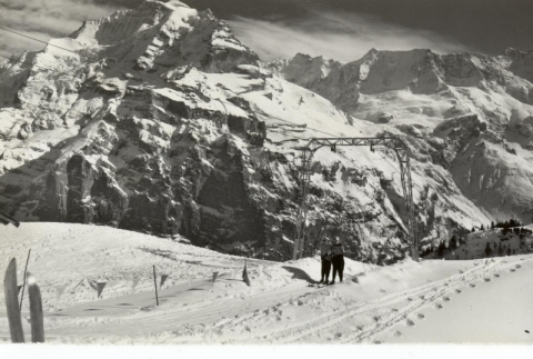 Maulerhubel-Skilift (Postkarte, Archiv Jakob Schuler)
