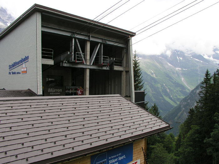 Talstation Mürren-Birg, Juli 2006
