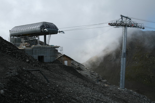 Bau des Sesselliftes Riggli-Birg (30.9.2006)
