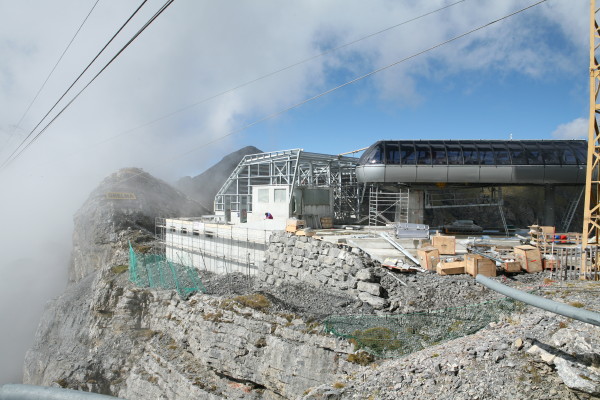 Bau des Sesselliftes Riggli-Birg (30.9.2006)
