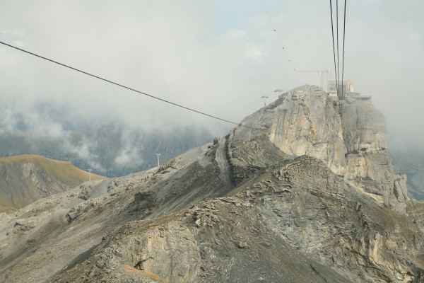 Bau des Sesselliftes Riggli-Birg (30.9.2006)
