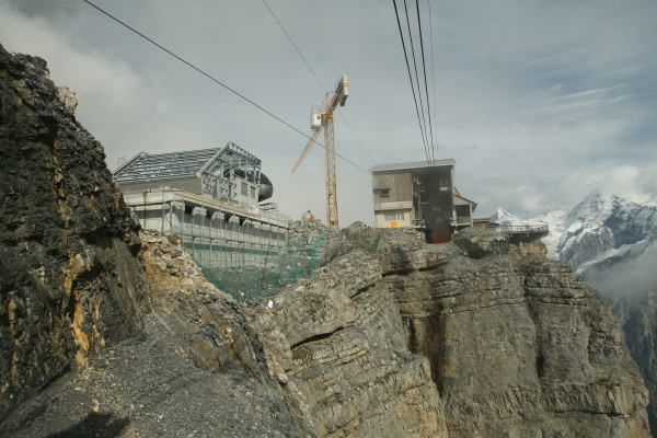 Bau des Sesselliftes Riggli-Birg (30.9.2006)

