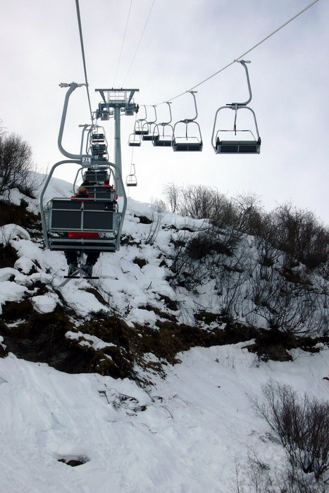 Sesselbahn Allmiboden, 3. März 2010
