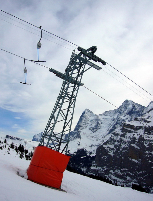 Skilift Gimmeln, 3. März 2010
