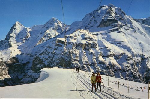 Postkarte Skilift Schiltrgat, ca. 1970er-Jahre (Archiv [url=http://skilift-nostalgie.ch]Jakob Schuler[/url])
