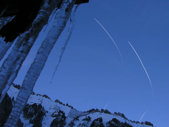 Februar 2004, Bergstation aus Wengen
