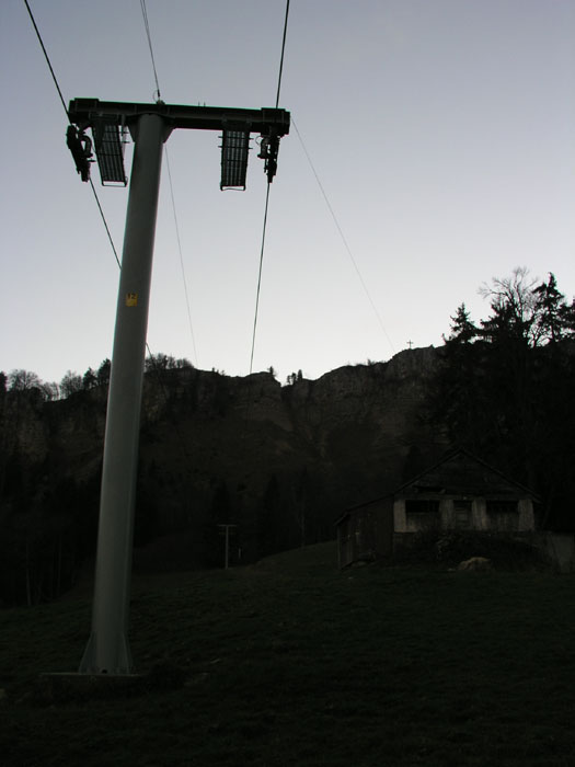 Letztes Teilstück des Röti-Liftes (WBB)
