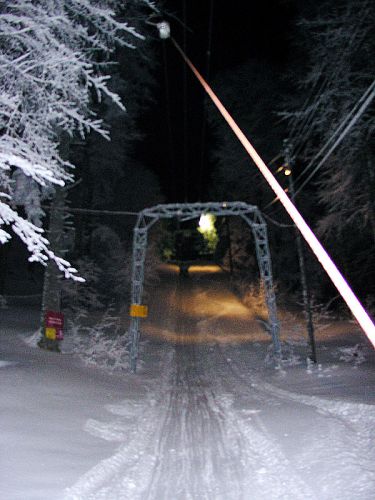 Letzter Hang Skilift Kähle
