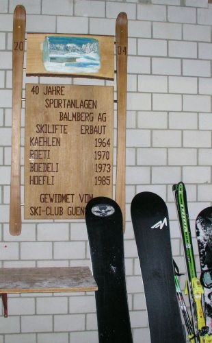 Wann wurde welcher Lift erbaut?
