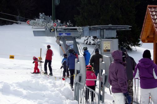 Ein neuer Lift von Garaventa, Baujahr 2007 (ersetzte leider einen GMD-Lift von 1954)
