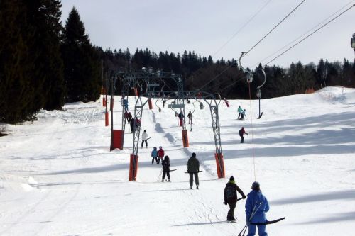 Kleiner WSO-Skilift Typ US70 "Plan Marmet" von 1966
