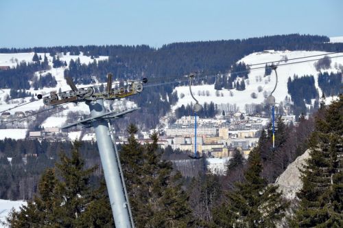 Skilift Roche aux Crocs und La Chaux-de-Fonds

