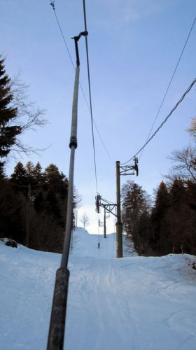 Der Lift zerrt und rupft recht - nichts für Anfänger hier!
