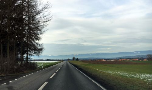 Anfahrt nach Grenchen, 27. Januar 2016
