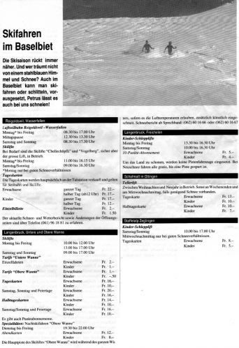 Artikel aus "Baselbiet Aktuell", ca. 1988
