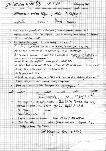 Manuskript der Sendung "Schülerblabla" auf Radio Raurach vom 11. März 1988 zum Thema Skilifte in Langenbruck
