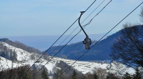 Borer BSG77 ohne Bügel, im Hintergrund thront der Säntis
