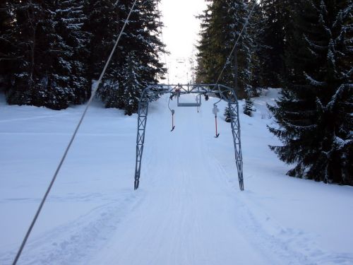 Nach dem Flachstück gehts wieder etwas bergauf
