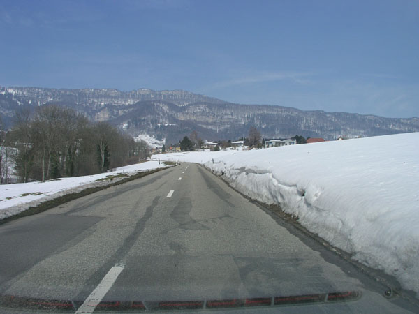 Fahrt Orvin-Balmberg, März 2005
