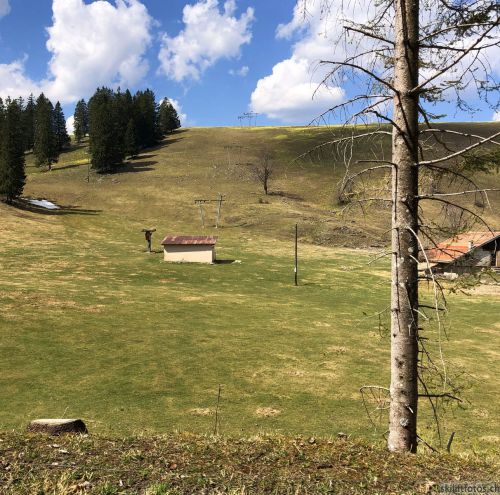 Skilift Crêt de Meuron, 12. April 2020
