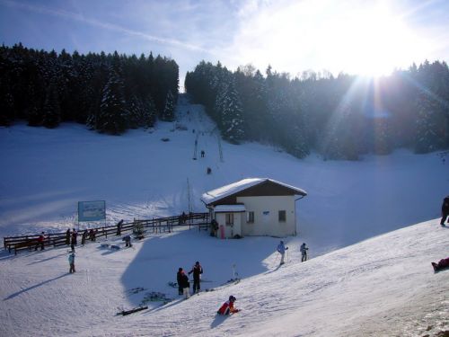Aussicht aus dem Restaurant auf die erste Sektion
