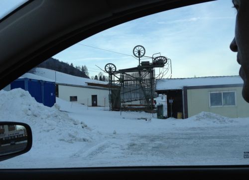 Nach wenigen Minuten erreichen wir das erste Tagesziel: Den Skilift in L'Abbaye
