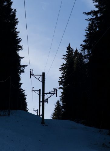 Wir waren an diesem Morgen fast alleine: Genau eine Person ausser uns war noch da.
