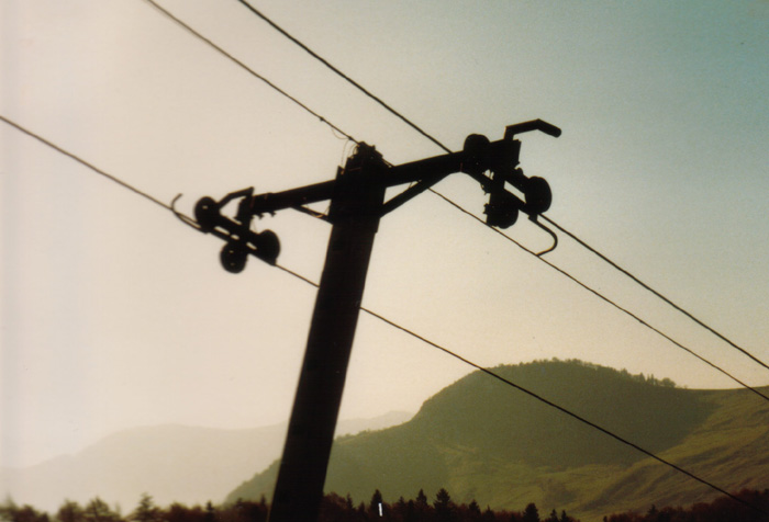 Skilift Chellenchöpfli (Borer, Baujahr 1969) im Oktober 1983
