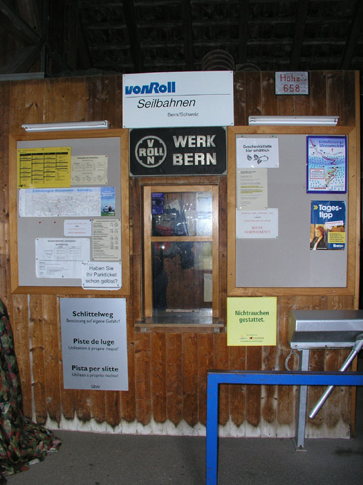 Talstation, 3. November 2006 - ich durfte mich netterweise ausgiebig umsehen
