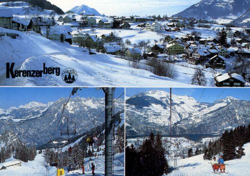 Postkarte Kerenzerberg, ca. 1980er-Jahre (Archiv [url=http://skilift-nostalgie.ch]Jakob Schuler[/url])
