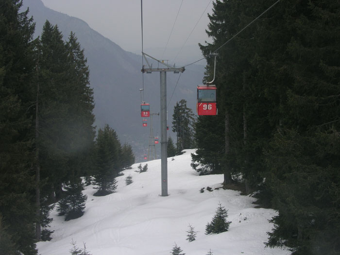 Talfahrt: Gondelbahn Wangs-Maienberg-Furt
