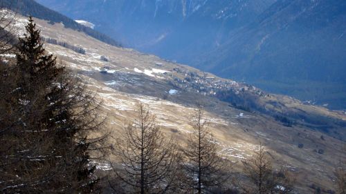 Blick nach Sent, März 2007
