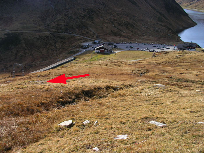 Überreste des "linken" Liftes
