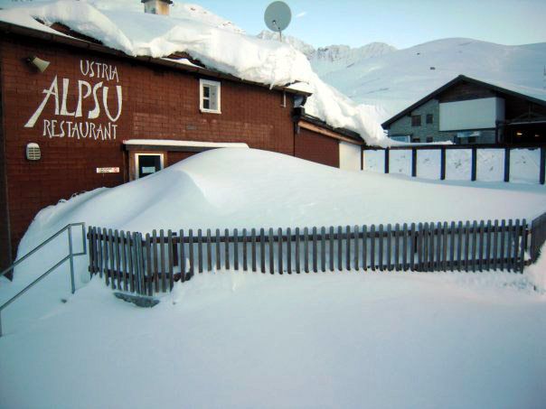 Kurz vor dem Saisonstart: Alpsu, 5. Dezember 2009 (Foto: Baseli)
