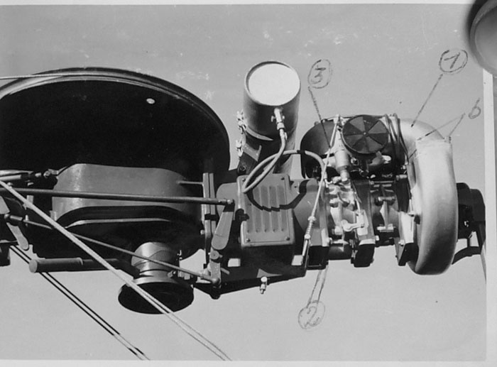 Vermutlich der Benzin-Motor, der so grosse Probleme machte... (Foto aus den Akten zu den Skiliften am Oberalppass im Gemeindearchiv Sedrun)
