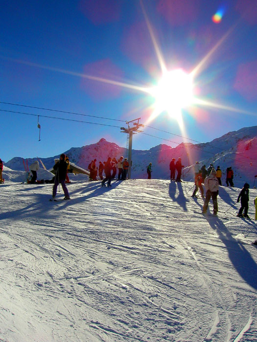 Skilift Alpsu, bei der Bergstation, 2004
