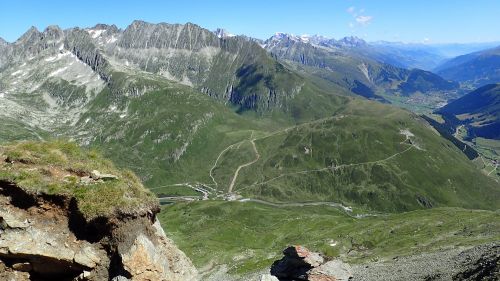 Bau der Sesselbahn Oberalppass-Calmut, Stand 8. August 2016 (Bild: Hans Jacomet)
