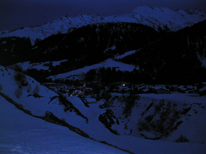 Skyline von Sedrun
